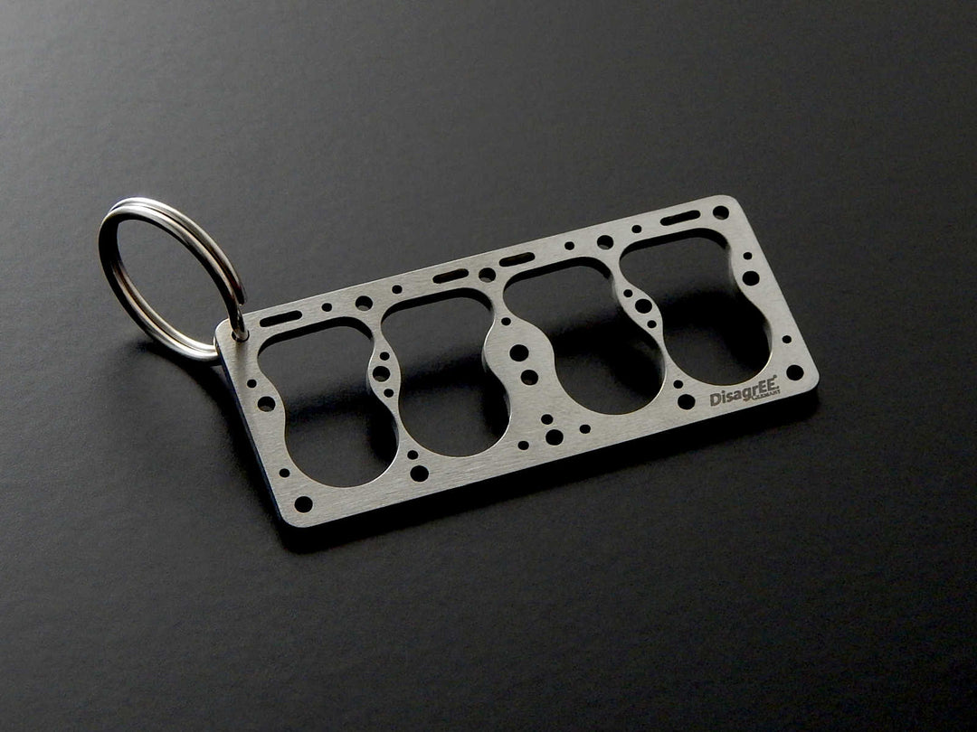 Miniatur einer Kopfdichtung für Willys L134 "Go Devil" - DisagrEE - keychain - Schlüsselanhänger