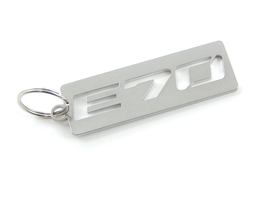E70 BMW X5 Keychain Stainless Steel brushed – DisagrEE