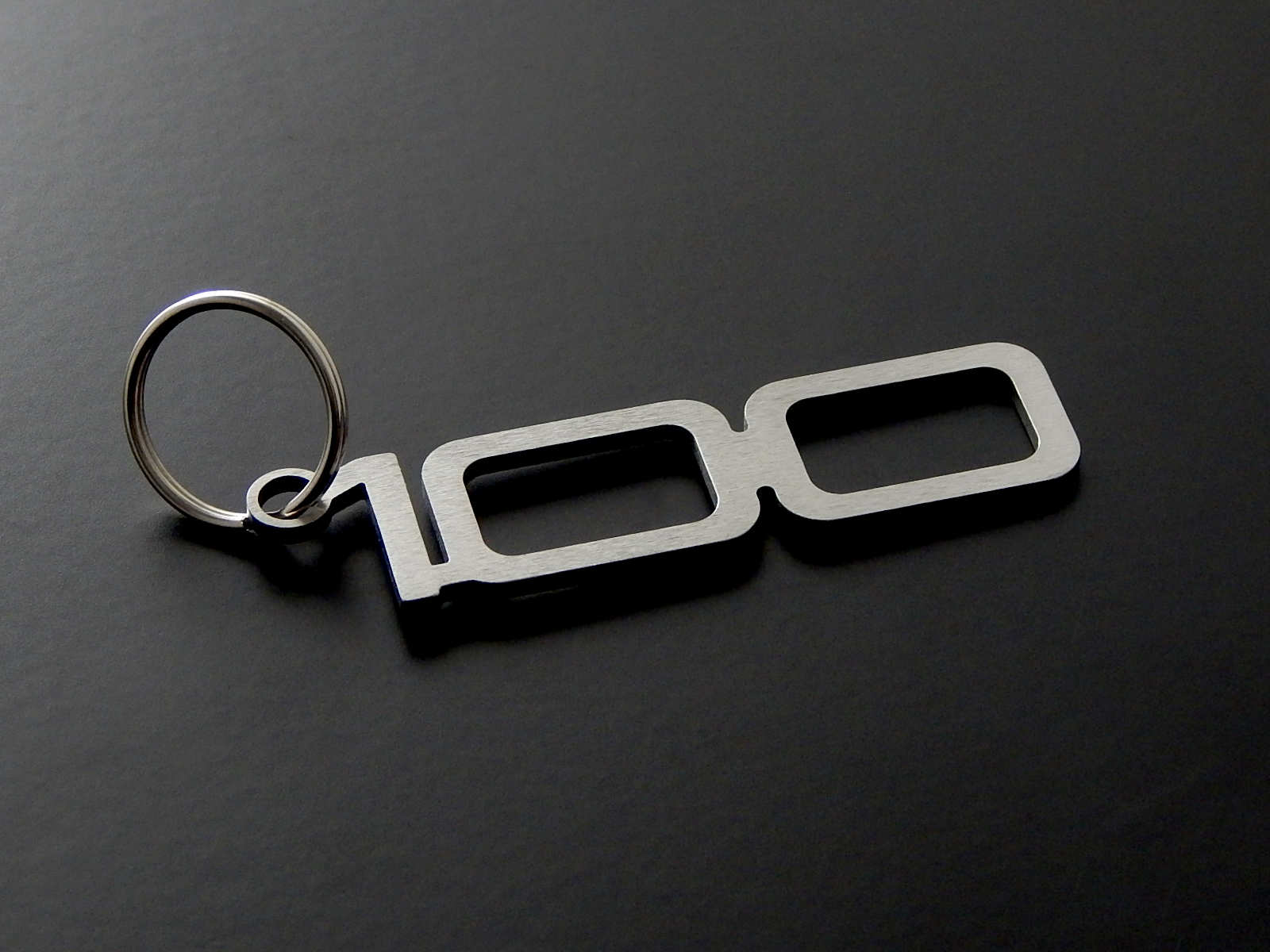 Keychain for Audi 100 Stainless Steel brushed – DisagrEE