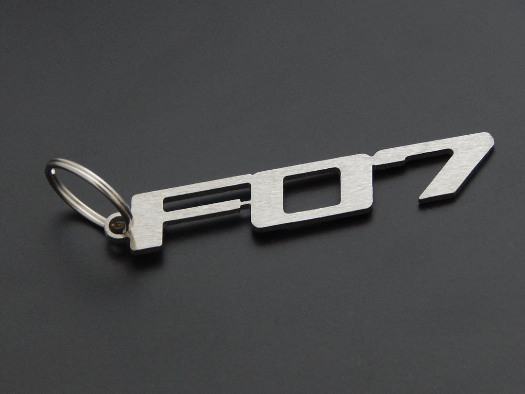 BMW 5er GT F07 Fahrer Keychain Stainless Steel brushed – DisagrEE