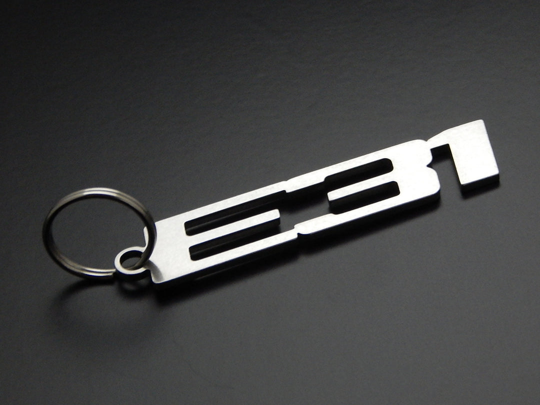 8er BMW Keychain Stainless Steel brushed – DisagrEE
