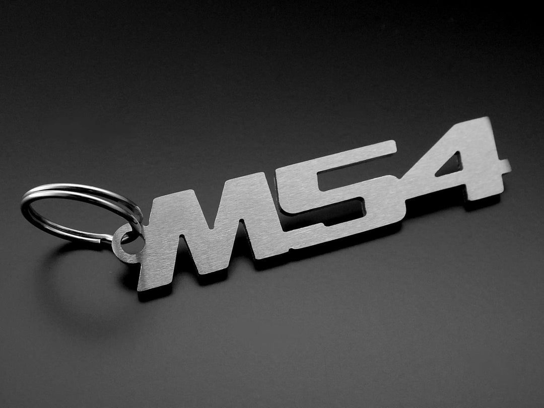 M54 BMW Edelstahl Schlüsselanhänger gebürstet – DisagrEE